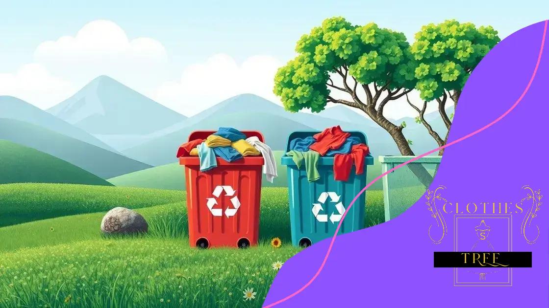 Impact of recycling on the environment